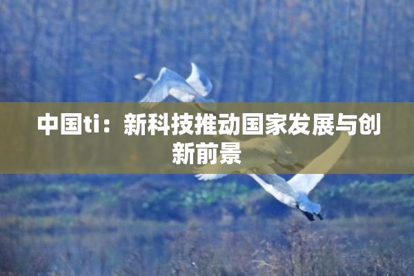 中国ti：新科技推动国家发展与创新前景