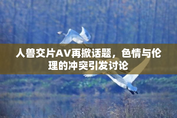 人兽交片AV再掀话题，色情与伦理的冲突引发讨论