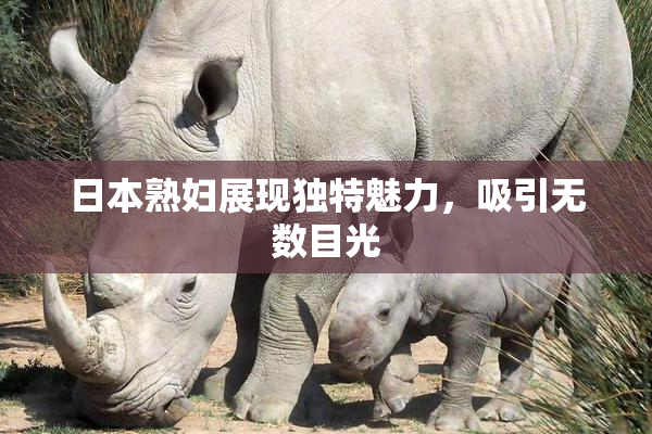 日本熟妇展现独特魅力，吸引无数目光