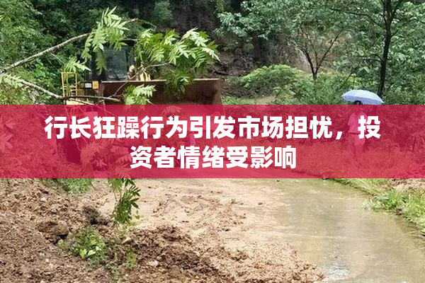 行长狂躁行为引发市场担忧，投资者情绪受影响