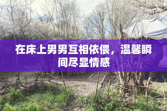 在床上男男互相依偎，温馨瞬间尽显情感