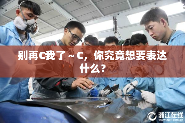 别再C我了～C，你究竟想要表达什么？