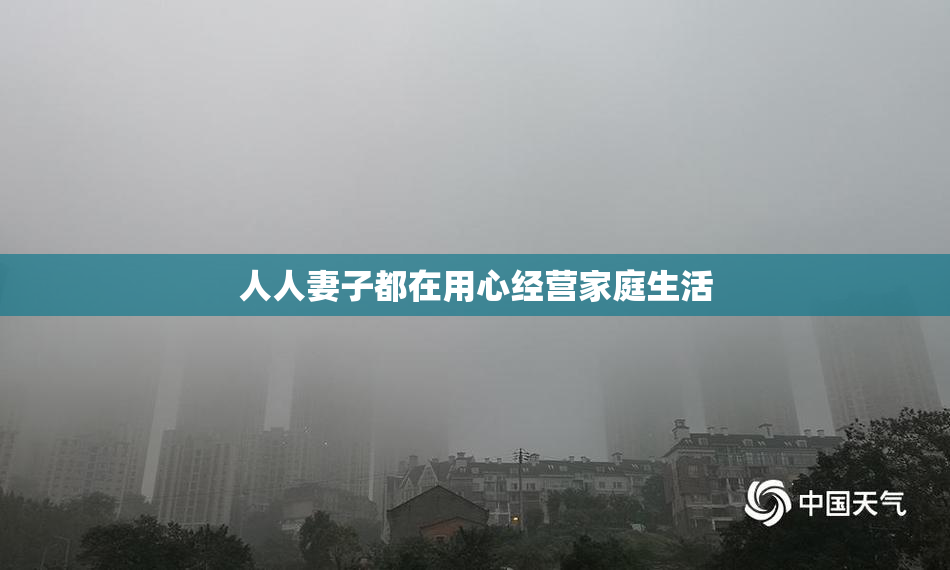 人人妻子都在用心经营家庭生活