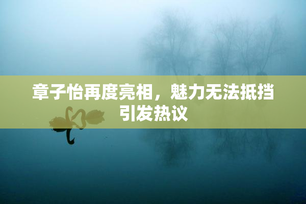 章子怡再度亮相，魅力无法抵挡引发热议