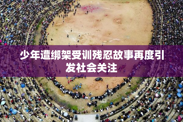 少年遭绑架受训残忍故事再度引发社会关注