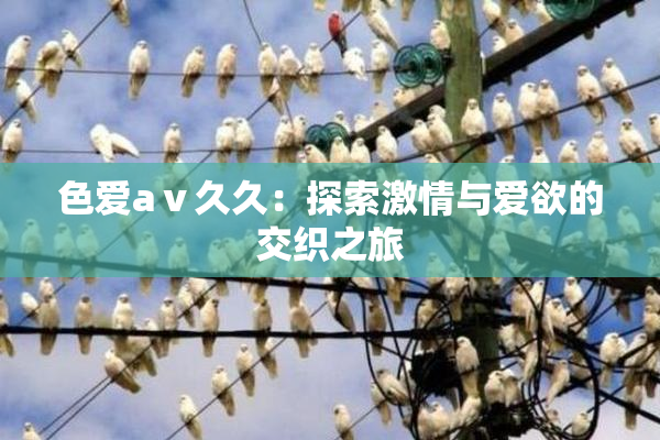 色爱aⅴ久久：探索激情与爱欲的交织之旅
