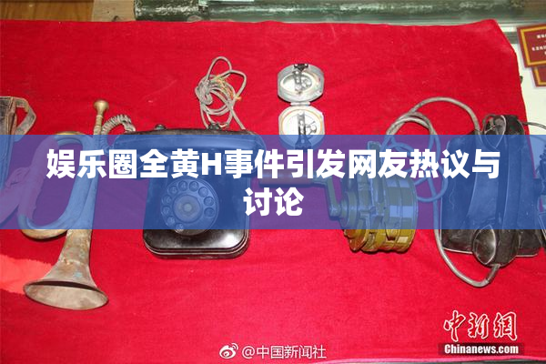 娱乐圈全黄H事件引发网友热议与讨论