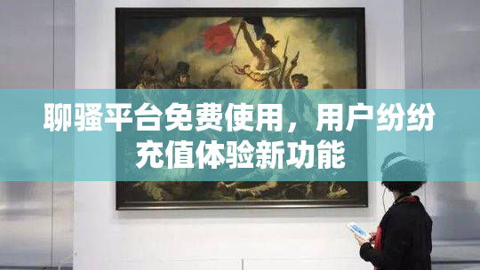 聊骚平台免费使用，用户纷纷充值体验新功能