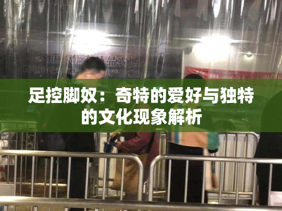 足控脚奴：奇特的爱好与独特的文化现象解析