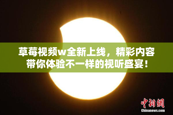 草莓视频w全新上线，精彩内容带你体验不一样的视听盛宴！