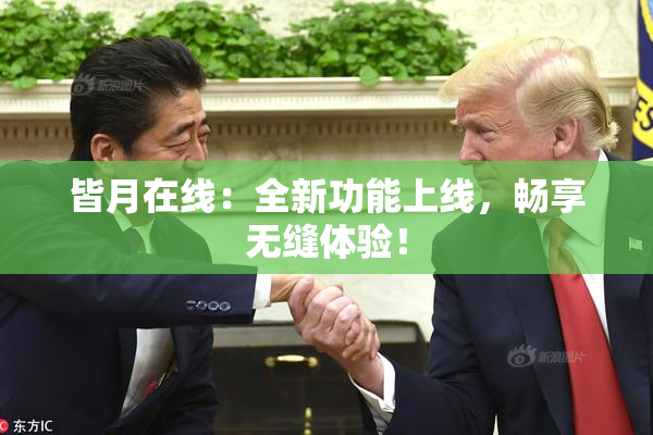 皆月在线：全新功能上线，畅享无缝体验！