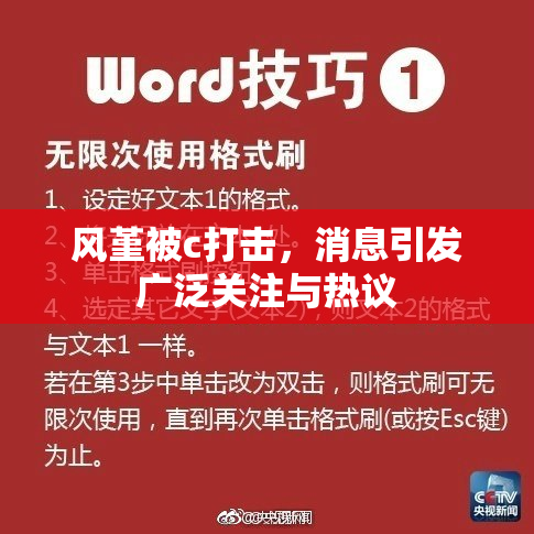 风堇被c打击，消息引发广泛关注与热议