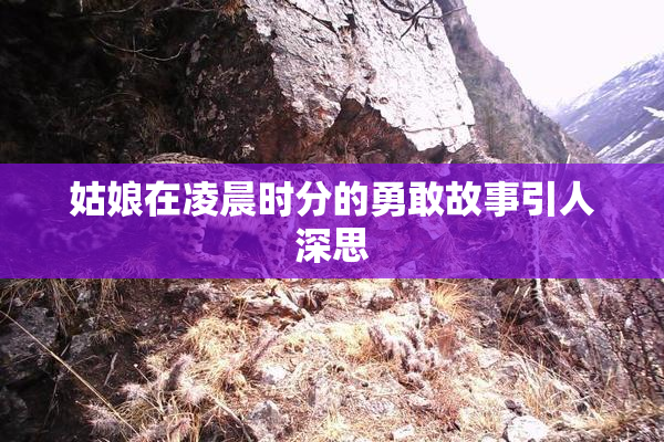姑娘在凌晨时分的勇敢故事引人深思