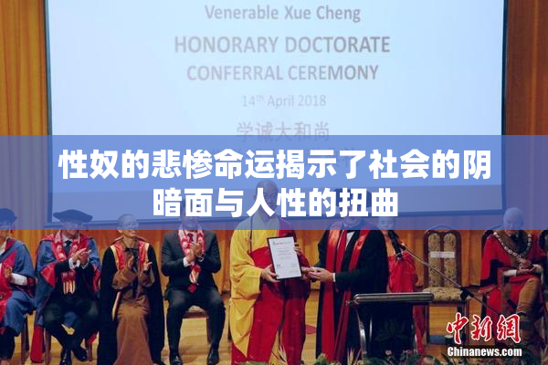 性奴的悲惨命运揭示了社会的阴暗面与人性的扭曲
