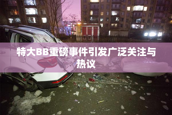 特大BB重磅事件引发广泛关注与热议