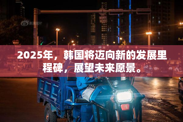 2025年，韩国将迈向新的发展里程碑，展望未来愿景。
