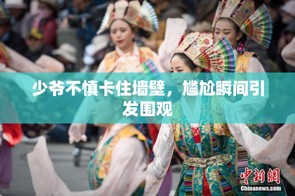 少爷不慎卡住墙壁，尴尬瞬间引发围观