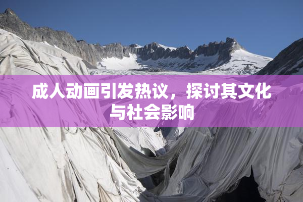 成人动画引发热议，探讨其文化与社会影响