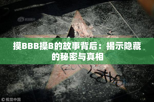 摸BBB搡B的故事背后：揭示隐藏的秘密与真相