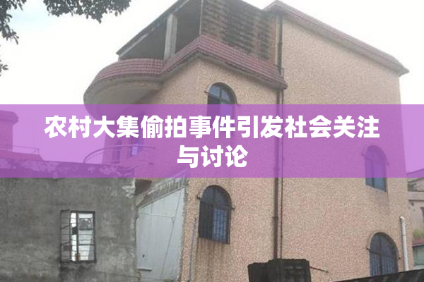 农村大集偷拍事件引发社会关注与讨论