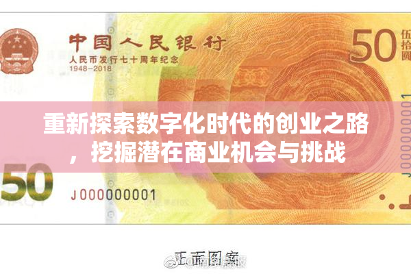 重新探索数字化时代的创业之路，挖掘潜在商业机会与挑战