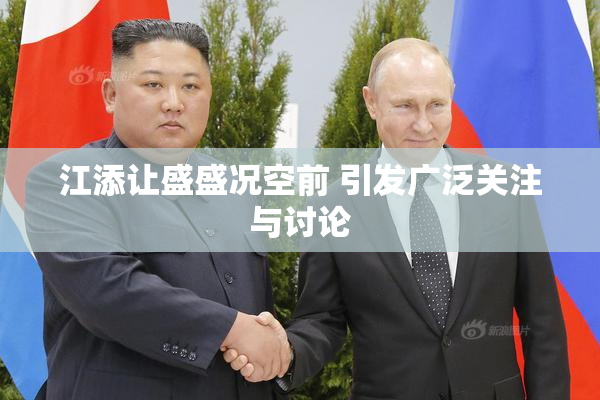 江添让盛盛况空前 引发广泛关注与讨论