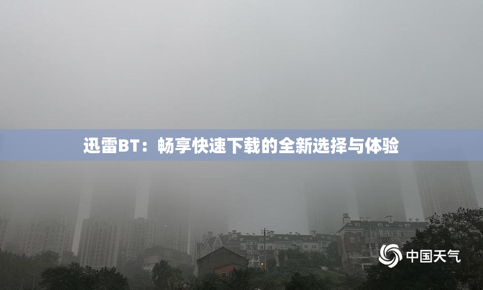 迅雷BT：畅享快速下载的全新选择与体验