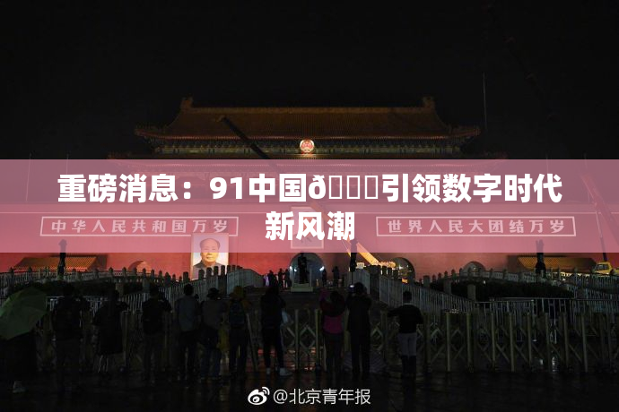 重磅消息：91中国🍆引领数字时代新风潮