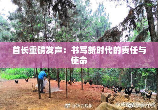 首长重磅发声：书写新时代的责任与使命