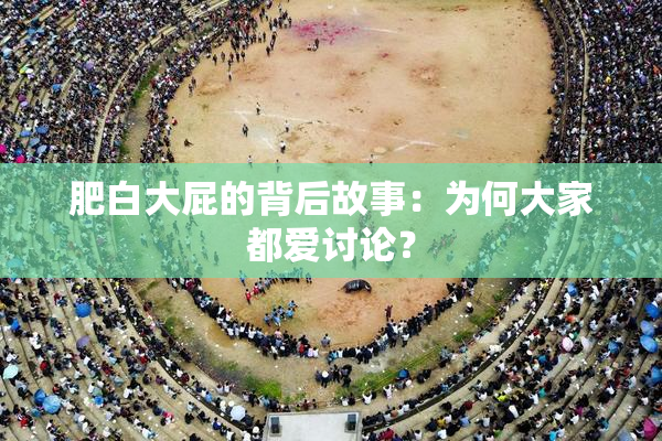 肥白大屁的背后故事：为何大家都爱讨论？