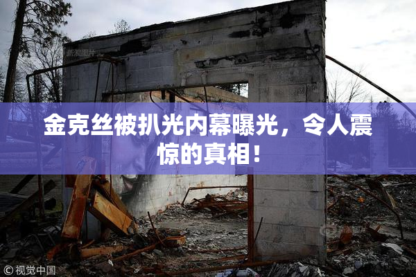 金克丝被扒光内幕曝光，令人震惊的真相！