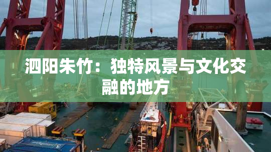 泗阳朱竹：独特风景与文化交融的地方