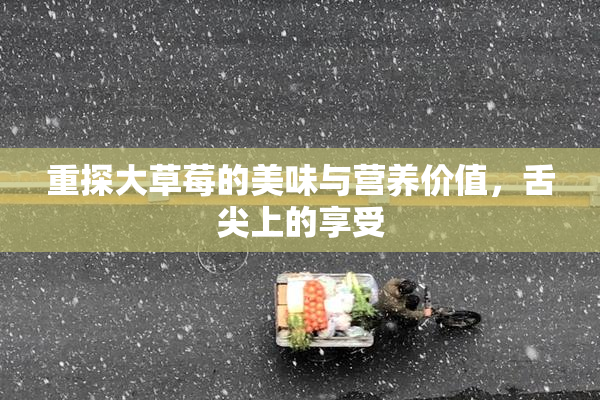 重探大草莓的美味与营养价值，舌尖上的享受