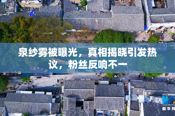 泉纱雾被曝光，真相揭晓引发热议，粉丝反响不一