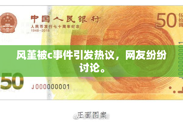风堇被c事件引发热议，网友纷纷讨论。