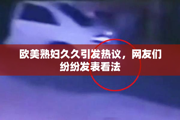 欧美熟妇久久引发热议，网友们纷纷发表看法