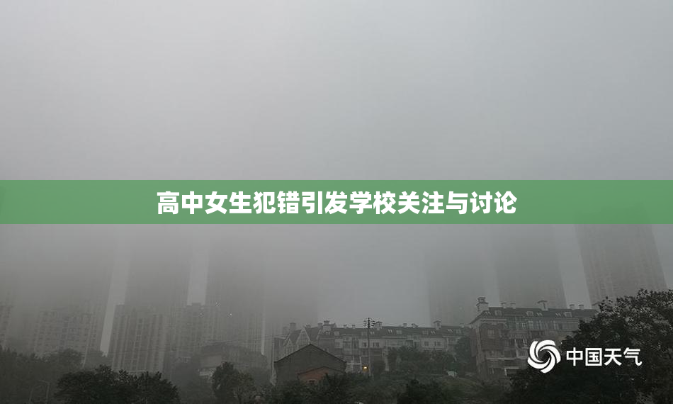 高中女生犯错引发学校关注与讨论