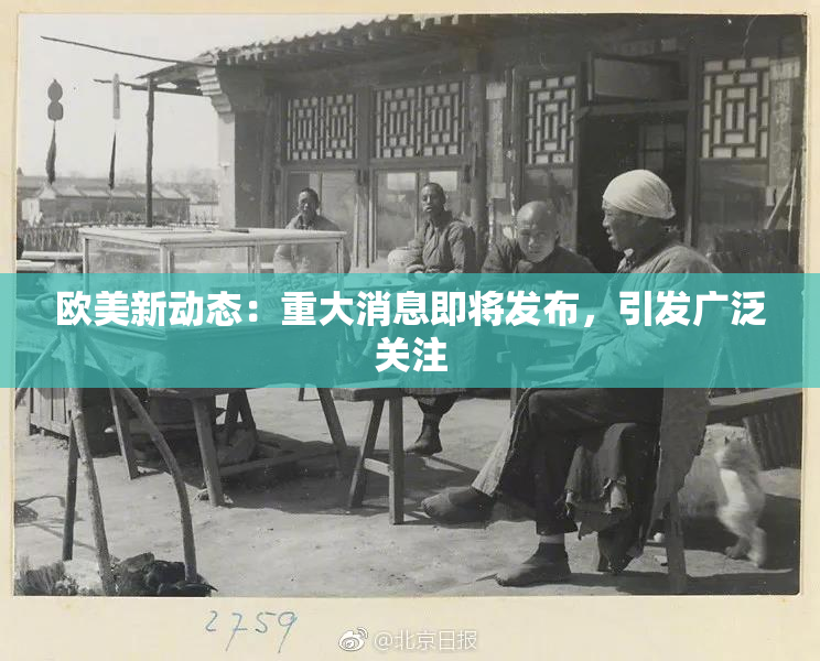 欧美新动态：重大消息即将发布，引发广泛关注
